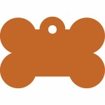 Placă de identificare pentru guler Imarc Bone Portocaliu