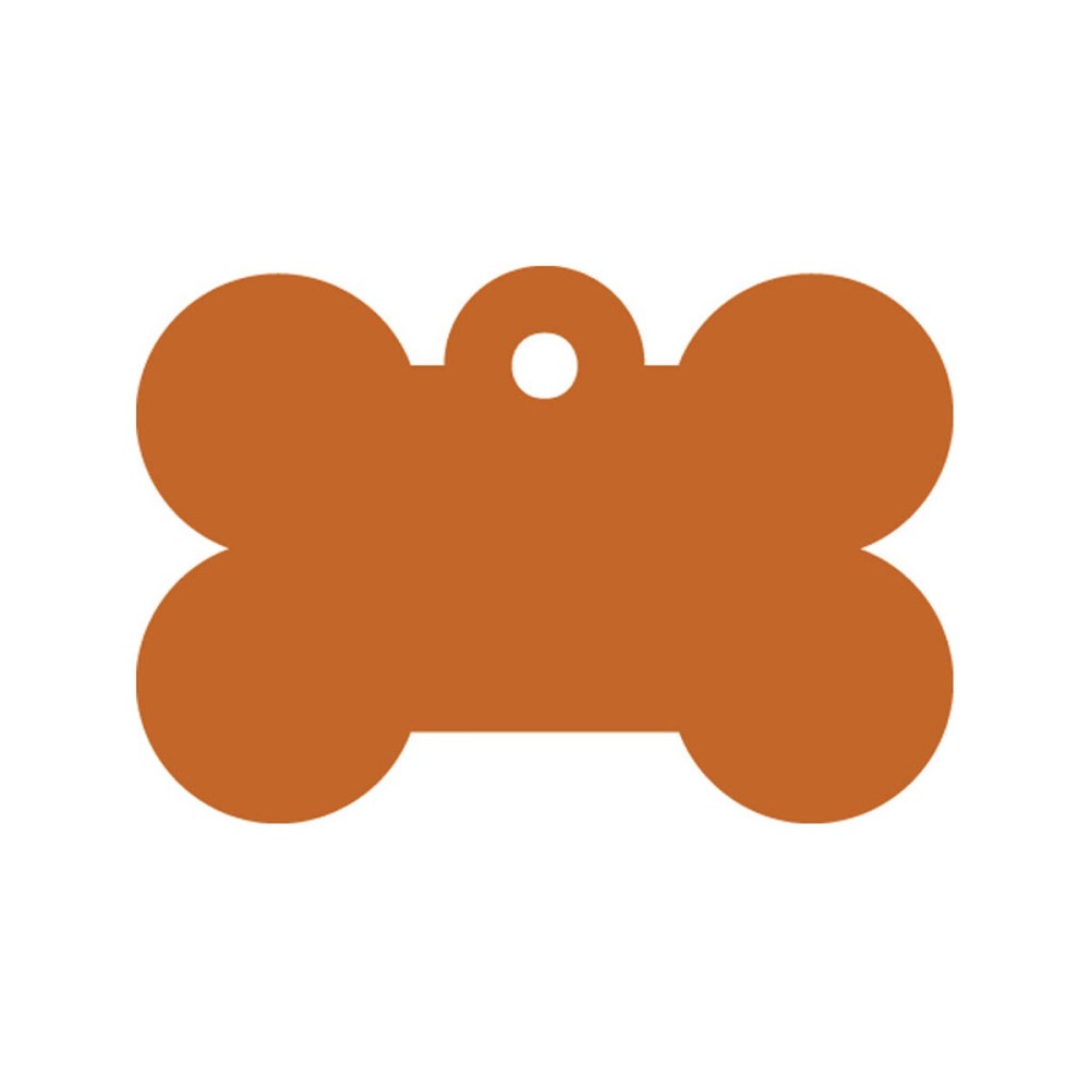 Placă de identificare pentru guler Imarc Bone Portocaliu