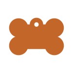 Placă de identificare pentru guler Imarc Bone Portocaliu