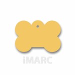 Placă de identificare pentru guler Imarc Bone Galben