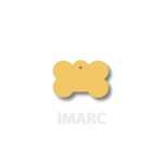 Placă de identificare pentru guler Imarc Bone Galben