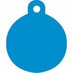 Placă de identificare pentru guler Imarc Circle Albastru