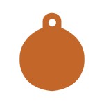 Placă de identificare pentru guler Imarc Circle Portocaliu