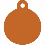 Placă de identificare pentru guler Imarc Circle Portocaliu