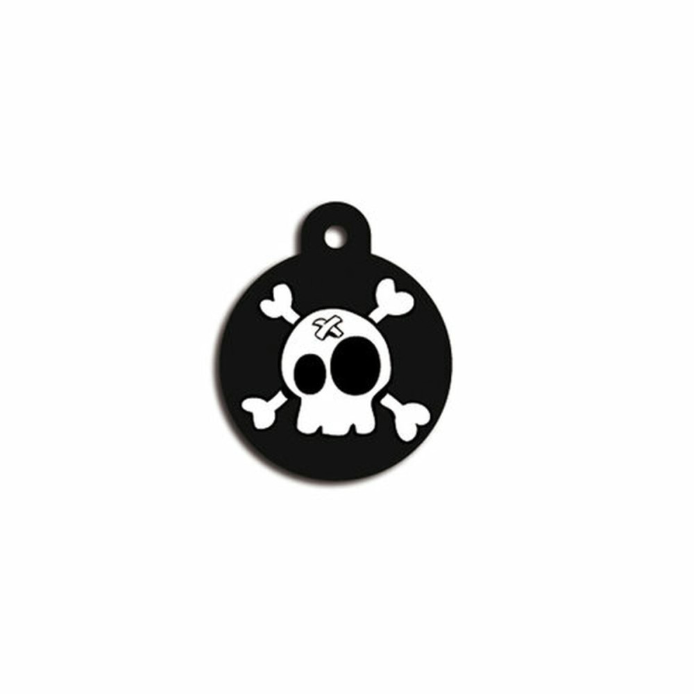 Placă de identificare pentru guler Imarc Circle Negru