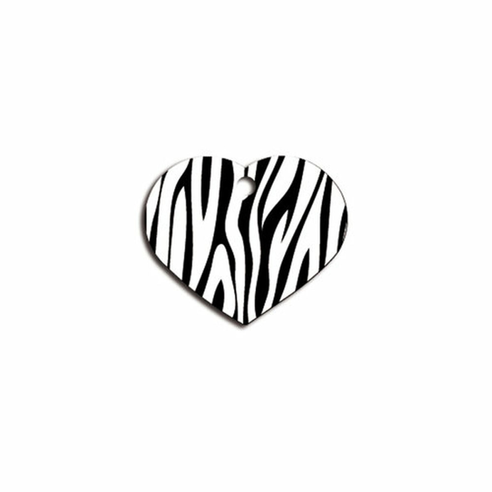 Placă de identificare pentru guler Imarc Heart Negru