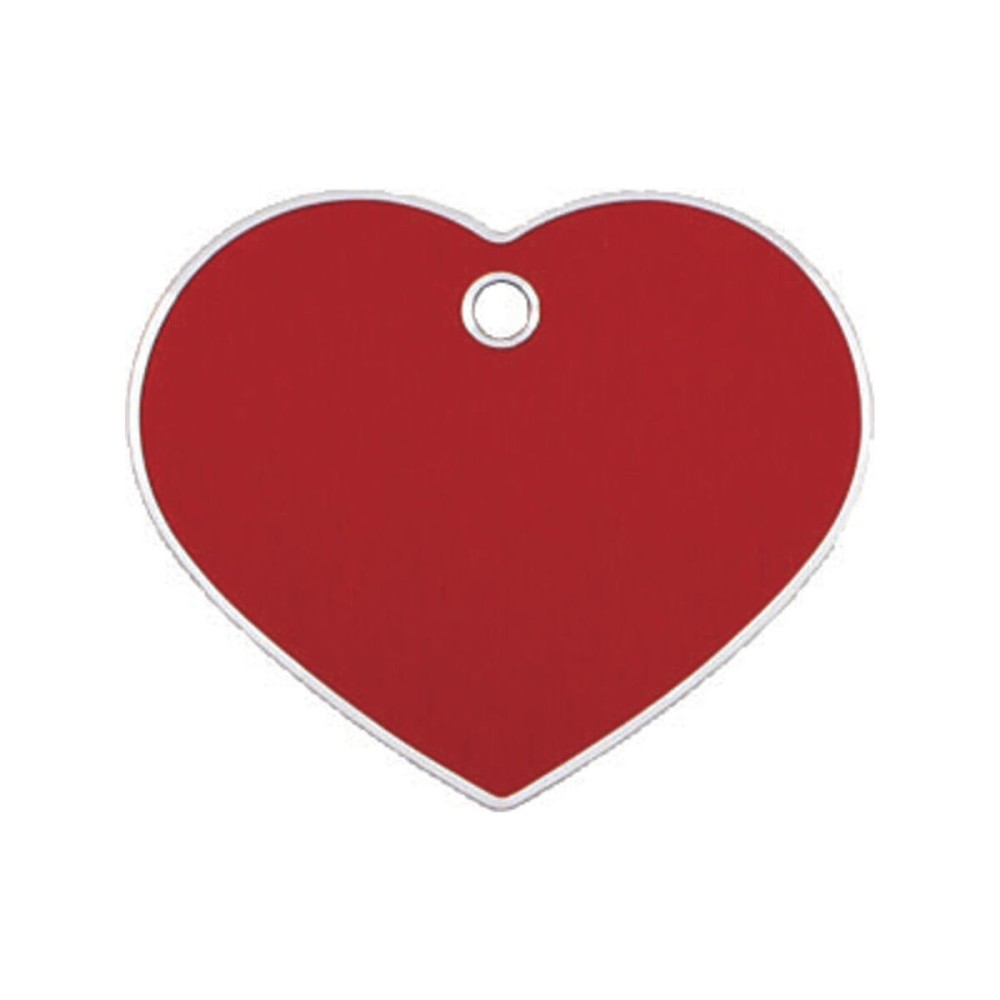 Placă de identificare pentru guler Imarc Heart Roșu