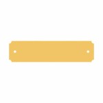 Placă de identificare pentru guler Imarc Stable Galben
