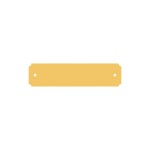 Placă de identificare pentru guler Imarc Stable Galben