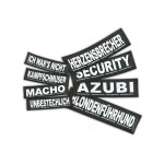 Etichete pentru ham Julius K9 GIFTZWERG S Alb Negru