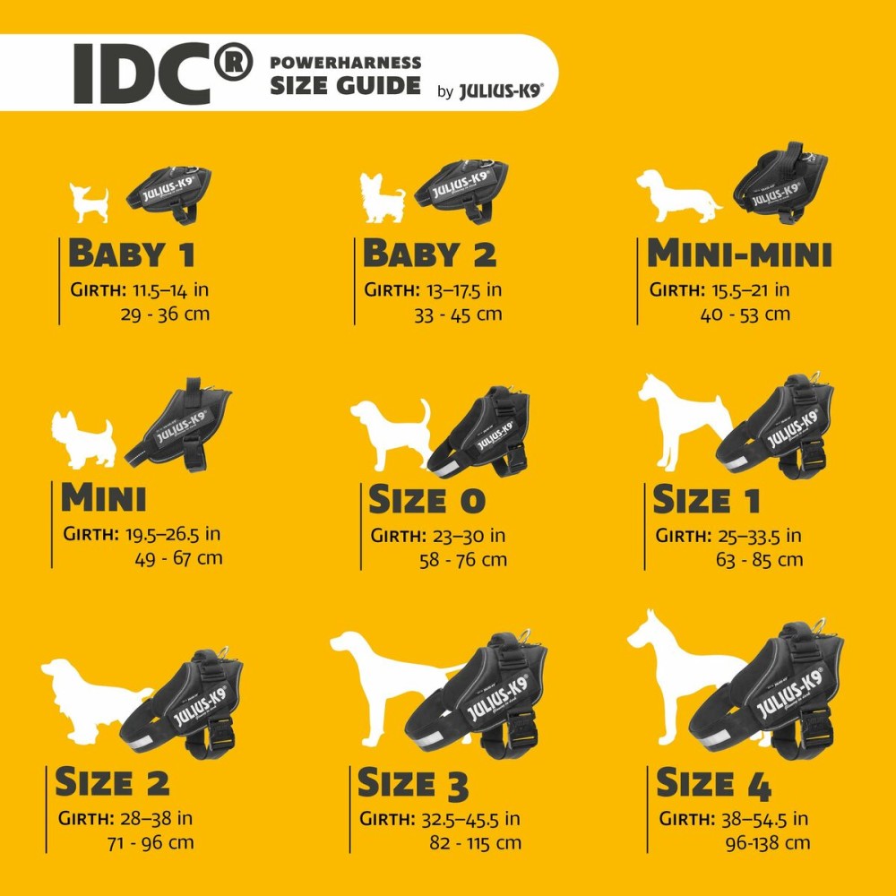 Ham pentru câini Julius K9 IDC Galben L 1