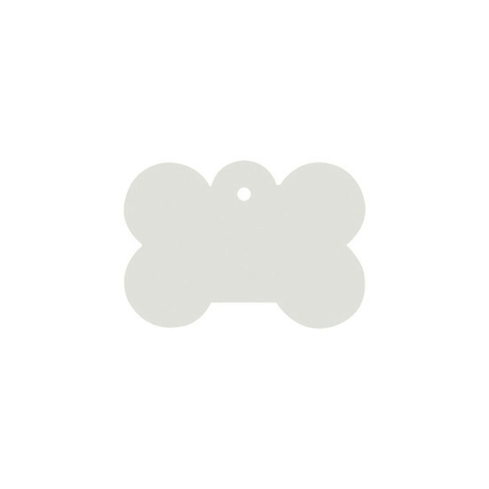 Placă de identificare pentru guler Imarc Bone Alb