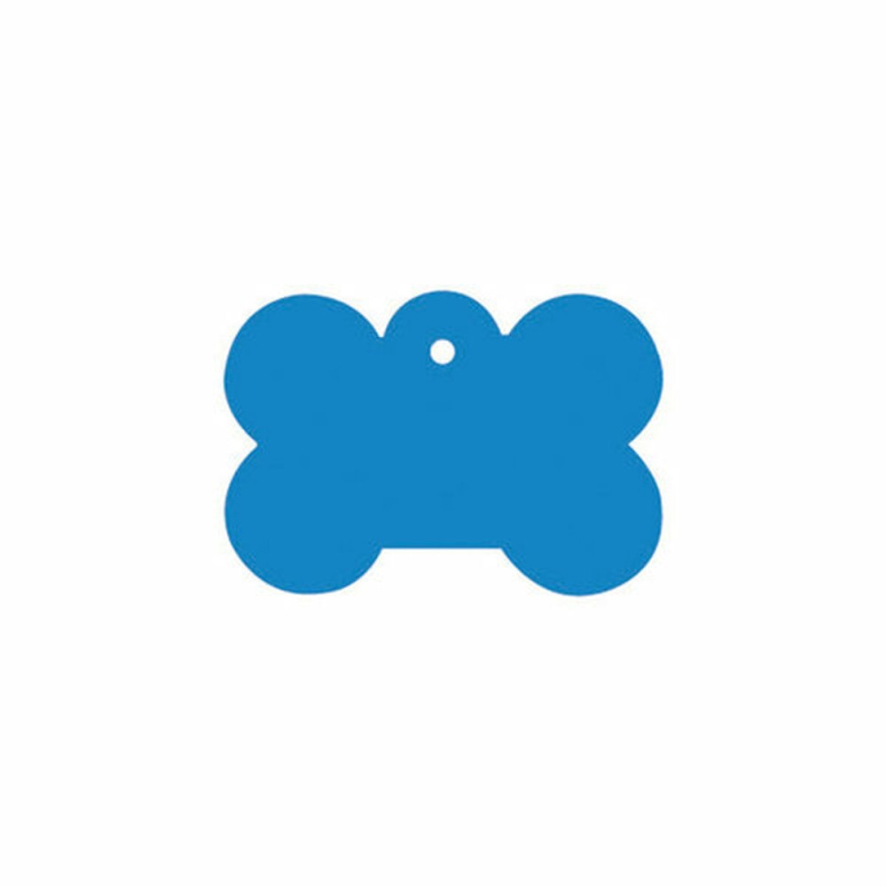 Placă de identificare pentru guler Imarc Bone Albastru