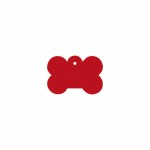Placă de identificare pentru guler Imarc Bone Roșu