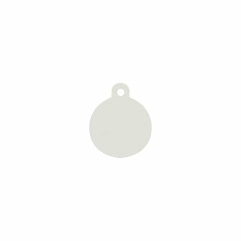 Placă de identificare pentru guler Imarc Circle Alb