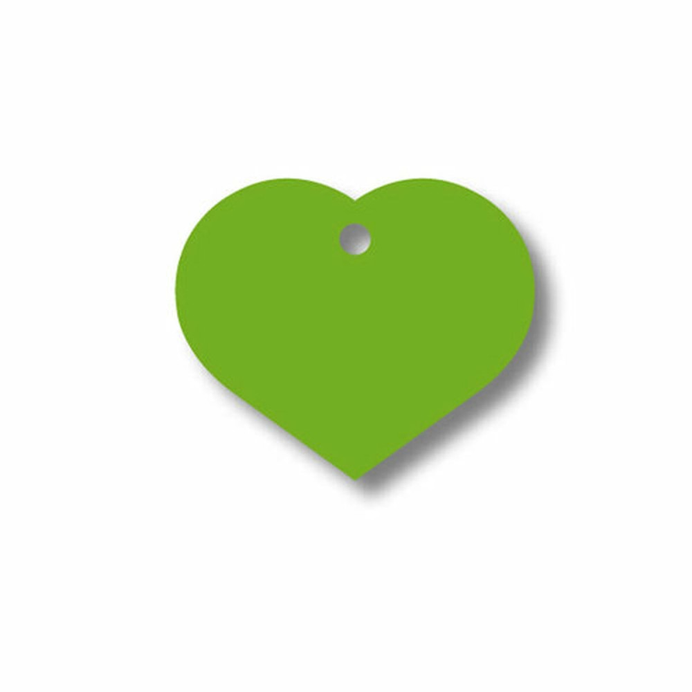 Placă de identificare pentru guler Imarc Heart Verde