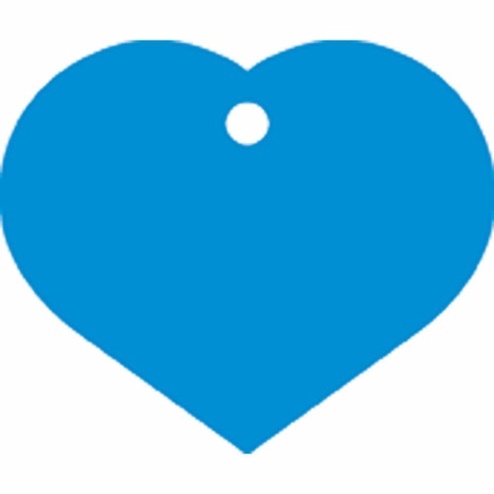 Placă de identificare pentru guler Imarc Heart Albastru