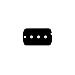 Placă de identificare pentru guler Imarc Military Negru