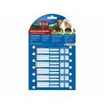 Zgardă pentru câini Trixie Negru Roșu Albastru Cobalt Măr S/M 17-25 cm (6 Unități)