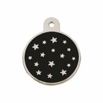 Placă de identificare pentru guler Imarc PetScribe Passion Negru Argintiu