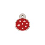 Placă de identificare pentru guler Imarc PetScribe Passion Roșu Argintiu