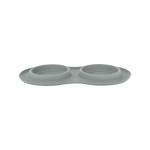 Dispozitiv de hrănire pentru câini Trixie Gri Oțel inoxidabil Ø 16 cm Double 2 × 0,3 L 47 × 3 × 26 CM