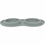 Dispozitiv de hrănire pentru câini Trixie Gri Oțel inoxidabil Ø 16 cm Double 2 × 0,3 L 47 × 3 × 26 CM