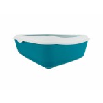 Nisip pentru pisici Trixie Classic Albastru Alb Plastic 37 × 15 × 47 cm