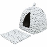 Colibă Trixie Alb Gri 32 × 42 × 32 cm