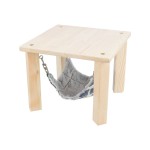 Hamac Suspendat Trixie Gri Piersică 28 × 24 × 28 CM