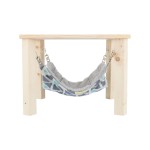 Hamac Suspendat Trixie Gri Piersică 37 × 29 × 37 cm Lemn