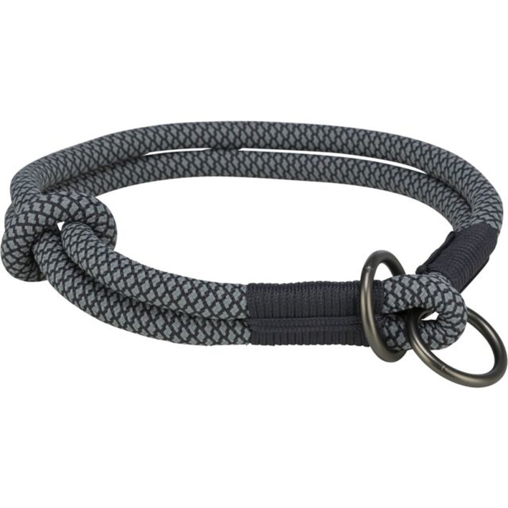 Gulerele de dresaj pentru câini Trixie Soft Rope Negru Gri M 45 cm