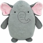 Jucărie din pluș pentru câini Trixie Poliester Flauș Elefant 27 cm