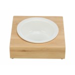 Dispozitiv de hrănire pentru câini Trixie Alb Natural Bambus Ø 12 cm 250 ml 15 × 5 × 15 CM