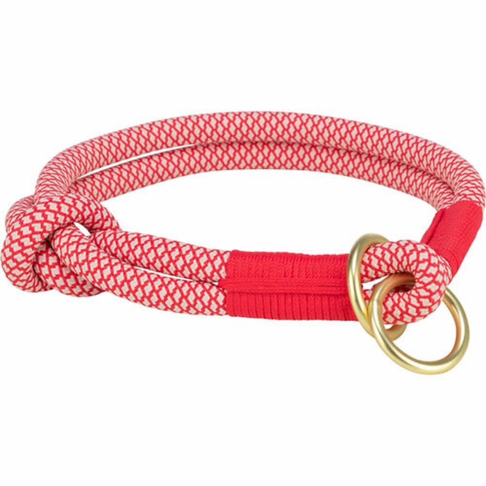 Gulerele de dresaj pentru câini Trixie Soft Rope Roșu Crem XS/S 30 cm