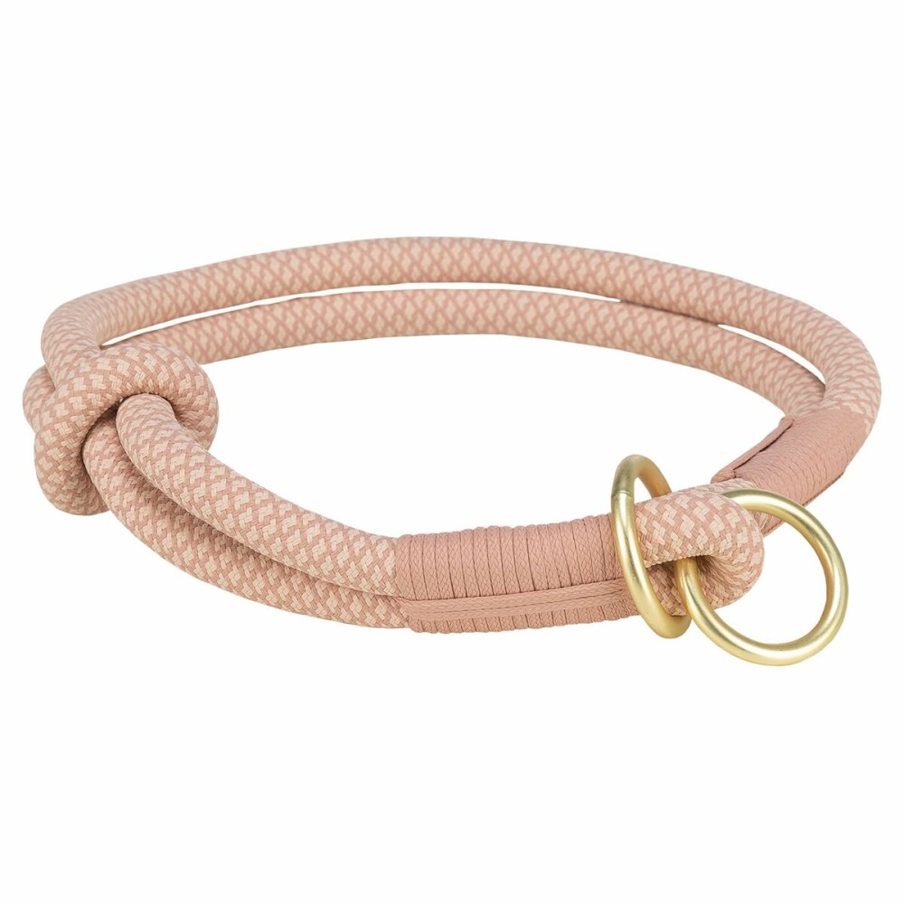 Gulerele de dresaj pentru câini Trixie Soft Rope Roz L/XL 55 cm
