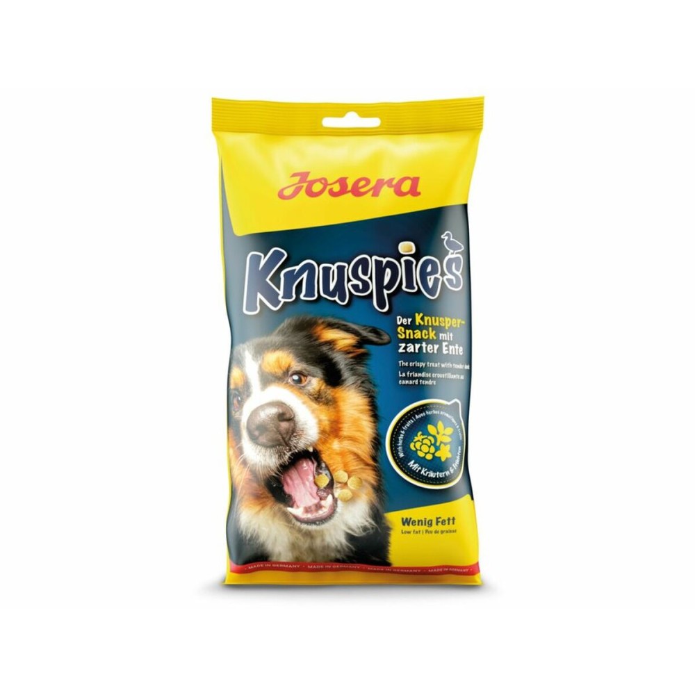 Gustare pentru câini Josera Knuspies Rață 150 g