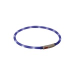 Zgardă pentru câini Trixie Flash USB Albastru Cobalt XS-XL