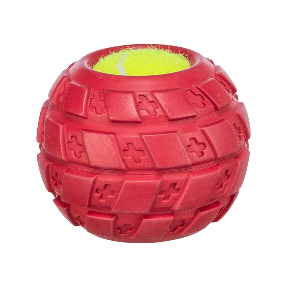 Minge pentru animale de companie Trixie Galben Roșu Cauciuc Ø 7,5 cm