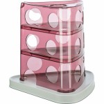 Jucărie pentru pisici Trixie Cheese Tower Alb Roz Cauciuc Plastic 32 x 32 x 32 cm