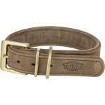 Zgardă pentru câini Trixie Pure Maro S-M 31-37 cm