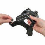 Ham pentru câini Trixie Premium FlexMesh Negru L