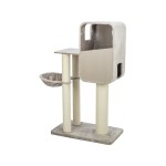 Suport de Ascuțit Gheare pentru Pisici Trixie Marina Gri 132 cm