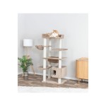 Suport de Ascuțit Gheare pentru Pisici Trixie XXL Brunna Gri Maroniu 165 cm