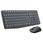 Tastatură și Mouse Fără Fir Logitech 920-007919 Negru Gri Qwerty Spaniolă