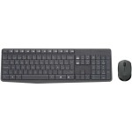 Tastatură și Mouse Fără Fir Logitech 920-007919 Negru Gri Qwerty Spaniolă