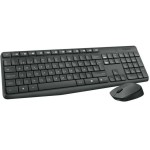 Tastatură și Mouse Fără Fir Logitech 920-007919 Negru Gri Qwerty Spaniolă