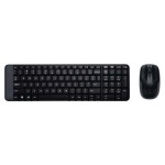 Tastatură și Mouse Fără Fir Logitech MK220 Negru Qwerty Spaniolă