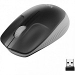 Mouse Fără Fir Optic Logitech M190 Gri 1000 dpi