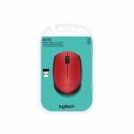 Mouse Fără Fir Logitech M171 Roșu 1000 dpi